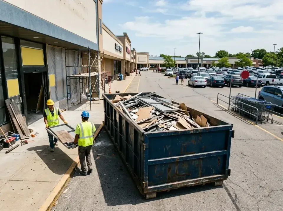 retail-store-renovation-debris-003 — frequently asked questions, Roll-off Dumpster Rentals in Baldwin, PA